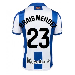 Real Sociedad Brais Mendez #23 Replika Hjemmebanetrøje 2024-25 Kortærmet